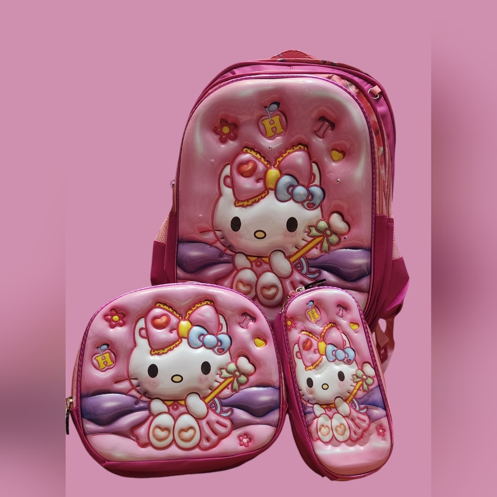 Kids backpack set Hellow Kitty